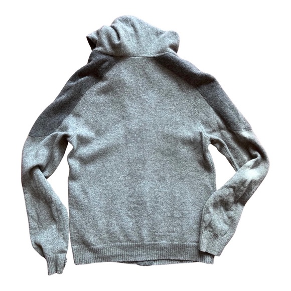 Grey cashmere hoodie - Picture 2 of 7